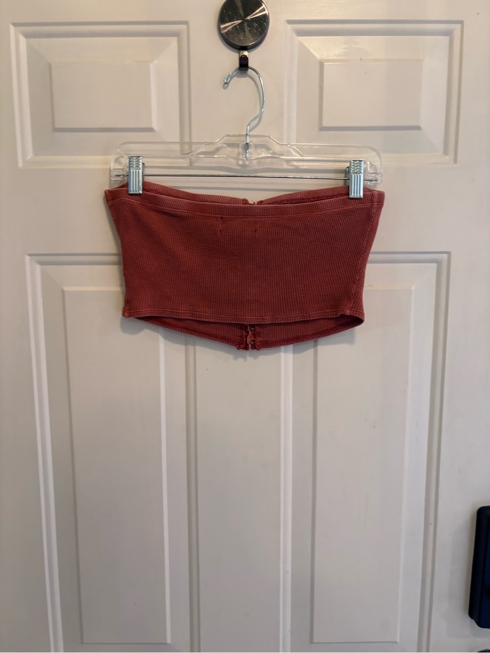 Urban Outfitters Rust Textured Strapless Tube Top - Picture 2 of 4